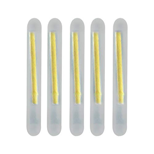 Bastão de pesca, 5 peças de vara de brilho profissional resistente ao desgaste, luz verde flutuante