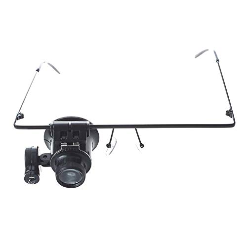 BXU-BG Reparación de Relojes nifier Lupa 20X con LED (Color : Black) Cover