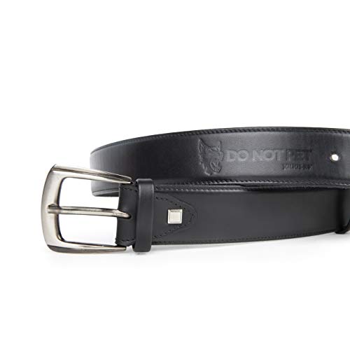 Julius-K9 Leather Belt - DO NOT PET, 83-96 cm, Black, Do Not Pet - Black - Image 2