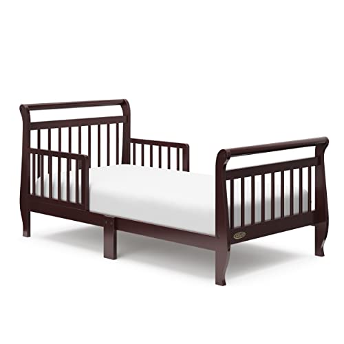 Graco Classic Sleigh Toddler Bed (Espresso) – Includes Toddler Bed Rails, Fits Standard-Size Crib And Mattress, Traditional Style For Kids Bedroom #TOP28