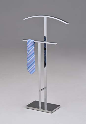 Kings-Brand-Furniture-Dossi-Chrome-Finish-Metal-Suit-Rack-Valet-Stand
