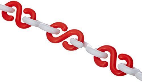 Image of Plastic Chain Anchor AK-PCA Safety Use - Size 6 mm x 71 mm, Red and White (Pack of 10)