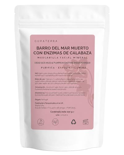 Mascarilla Facial de Barro del Mar Muerto con Enzimas de Calabaza 100 g