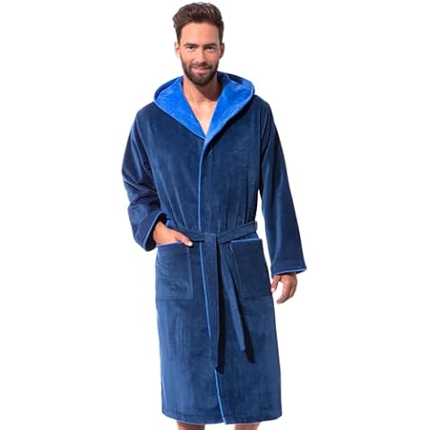 Morgenstern Luxurious Cotton Hooded Bathrobe Cover