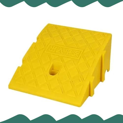 GZKDKZB Rampas portátiles para bordillos, rampas para Coches con elevación de 2 a 7 Pulgadas, rampas de plástico para bordillos de Entrada, rampas de umbral para aceras, garajes, sillas de