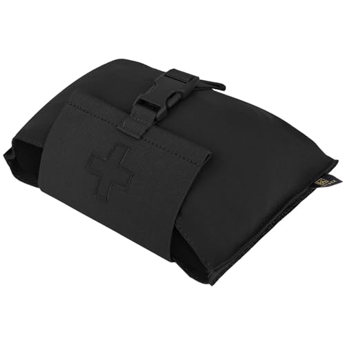 KRYDEX GEAR Tactical First Aid Bag, Tactical MOLLE Pouch Rip Away IFAK Pouch Universal EMT Emergency Multipurpose Waist Packbag (Black) - Image 3