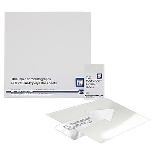 805021, TLC Plate Polygram 60A Polyester Sheet Silica 0.2mm Layer, UV254 4cm x 8cm, Pack of 50