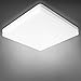 Combuh Deckenleuchte 20W Wasserdicht IP56 1600LM Kaltweiß 6500K Quadrat LED Deckenlampe für Badezimmer, Küche, Korridor, Balkon, Flur 20 * 20 * 4cm