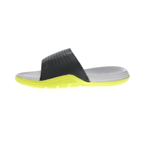 AND1 Mens Nothing But Net Slide Casual Sandals Casual - Black, Yellow3