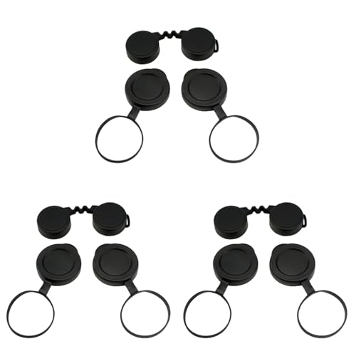 3 Sets Eyepiece Cover Objective Lens Caps Binocular Lens Covers Protection Objective Lens Cover Binocular Lens Caps Rubber Objective Lens Cover