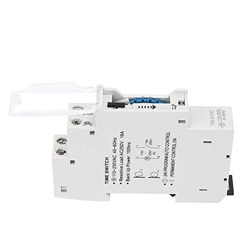 Interrupteur horaire TM610C 220V programmable sur rail DIN pour eclairage public - 5