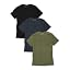 Black/Navy/Olive Green - No-logo