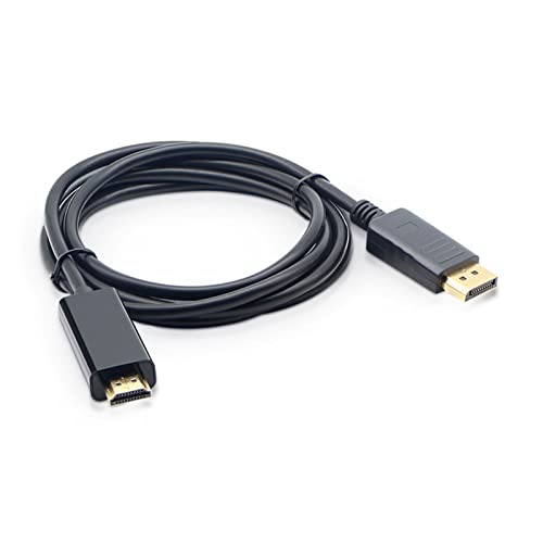 Collegamento stabile: progettato con filo di rame di alta qualità, questo cavo Displayport a HD garantisce una trasmissione stabile. Dì addio al ritardo e alle interruzioni durante le tue presentazioni importanti o intense sessioni di gioco. Questa connessione affidabile è anche compatibile con le apparecchiature ad alta potenza, garantendo che i dispositivi lavorino perfettamente insieme all'efficienza.