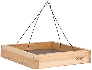 Nature's Way Bird Products CWF3 Cedar Platform Tray Bird Feeder