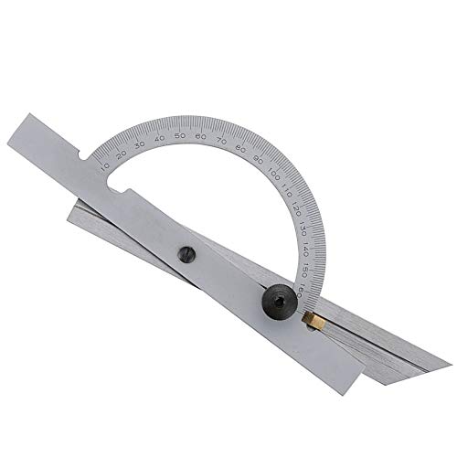 Buy FJS 100 * 150mm Adjustable Angle Protractor Stainless Steel Angle