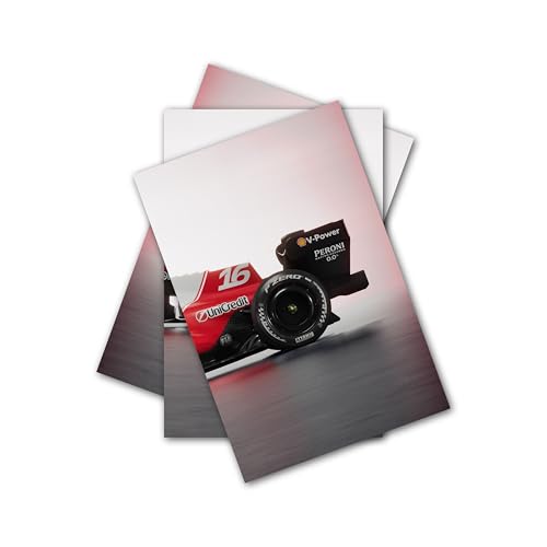 Image of Wrap & Wish Ferrari 2026 SF26 Red Formula Racing Side View Wall Split Posters Set (A3 Size, 12x18 Inch) | Pack of 3 | Vintage F1 Designs & Marvel Room Decor