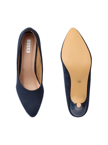Image of ELLE Women Pointed Toe Stiletto Heel Slip-On Pumps