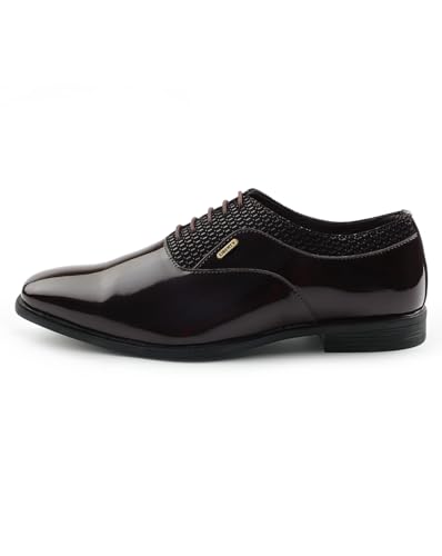Image of Liberty Fortune A998-07 Formal Lacing Oxford Shoes for Men with TPR Sole | PU Outsole | Comfortable & Lightweight | Cushioned Footbed | Durable & Trendy Design