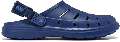 RUGGED SHARK Cove Clogs for Men – Lightweight Shark-LITE EVA, Swivel Backstrap, Traction Grooved Footbed, Ventilated, Easy On/Off, Ideal for Summer, Beach, Pool, and Outdoor Adventures3