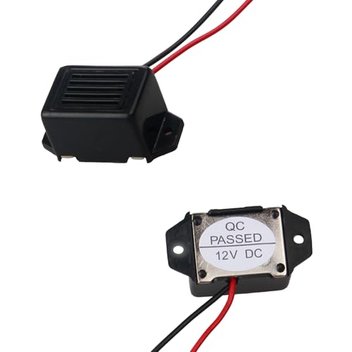 Allarme affidabile: il cicalino di allarme con suono costante fornisce un allarme acustico affidabile a 12 V DC.