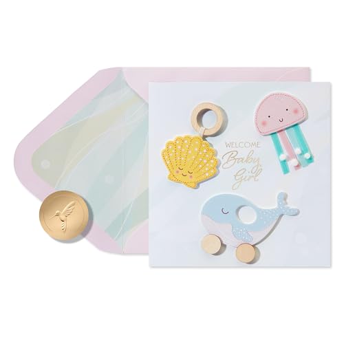 Image of Papyrus Baby Shower Card for Girl (Sweet and Happy Moment)