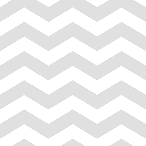 Décoration panoramique auto-adhésive au design chevron raffiné - 3