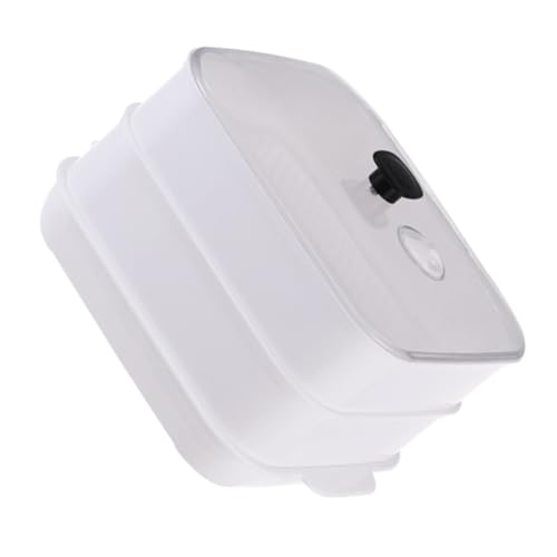 WEKADRIN Vaporera de Cocina para Microondas Doble Capa con Orificios Finos y Asas Accesorio Práctico para Cocinar al Vapor Verduras y Cereales Rápido y Seguro