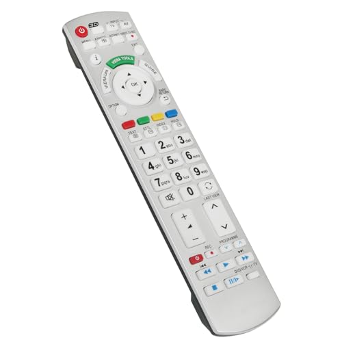 N2QAYB000504 Remplacement de la télécommande Convient pour Panasonic Plasma TV TX-P50V20E...