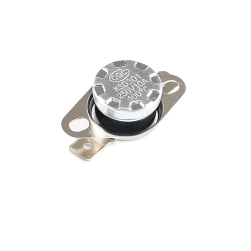 Thermostat KSD301 75°C NC Interrupteur Thermique Limiteur Température 10A 250V pour Robot