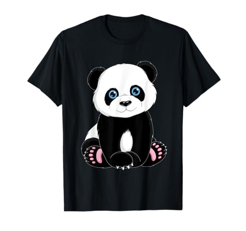 Lindo oso oso panda para niños y niñas Camiseta