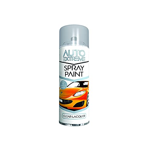 Classic Signature - 1 x Auto Extreme Clear lacquer Spray Paint 250ml, Professional Quality, Perfect Finish for Cars, Bikes,Vans, Metal, Wood