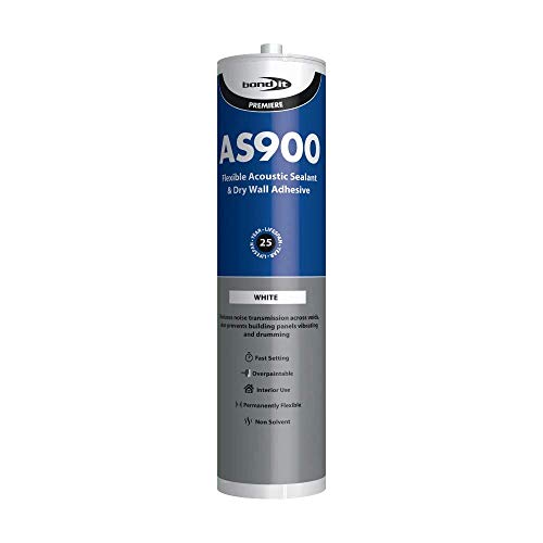 Bond-It BDAS900 AS900 Acoustic Sealant White 900ml