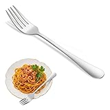 8-Piece 6.7 Inch Salad Forks Set,Durable Dishwasher Safe Stainless Steel Dessert Forks,Silverware Fork,Flatware Fork For Home Kitchen