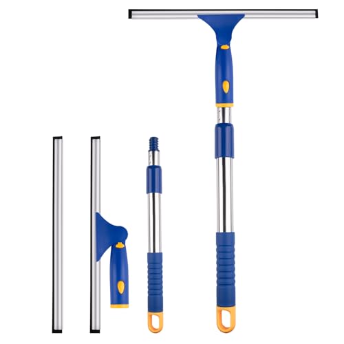 BITOPE 14 inch Shower Squeegee for Glass Door with 2pcs