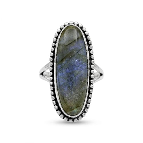 925 Sterling Silver Ring For Womens Gemstone Ring Sterling Silver Dainty Ring Bezel Set Gemstone Ring