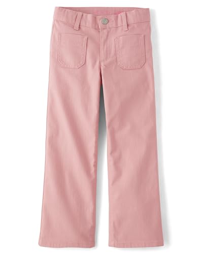 Image of The Children's Place Girls' Patch Pocket Wide Leg Pants