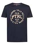 PETROL INDUSTRIES Men T-Shirt SS tee, Navy Blue, XL Hombre