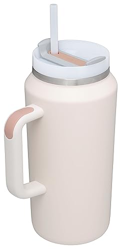 Image of STANLEY Quencher H2.0 Tumbler with Handle & Straw 64 oz | Flowstate 3-Position Lid | Large Capacity for Travel & Sports | Insulated Stainless Steel Cup | BPA-Free | Rose Quartz