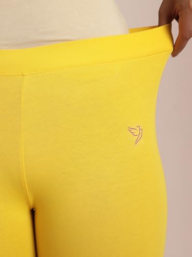 Image of TWIN BIRDS Tailored Cut and Classic Fit Super Stretchable Elastane Fabric Churidar Leggings for Women