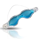 Elena Falk Kühlmaske Kühlbrille Augen Maske Pad Kühlpad Augenpad Augenmaske in Brillenform blau Hilfe und Kühlung bei geschwollenen Augen