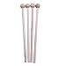 Happyyami 4pcs music wood mallets wood block stick wood percussion mallets kids musical toys chime stick music mallets marimba mallets bell mallets kids xylophone wooden Bamboo Snare child