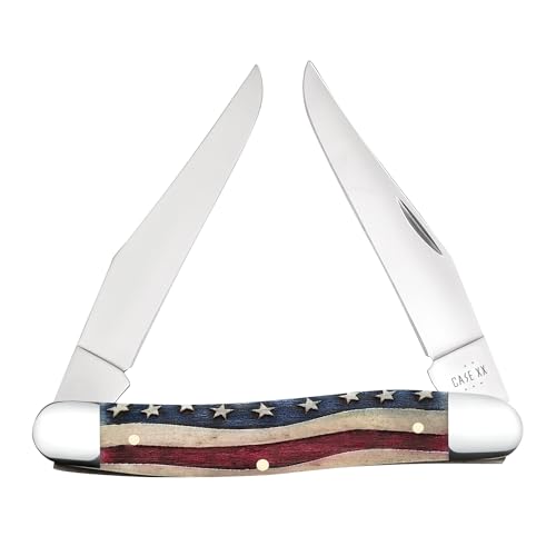 Case XX Pocket Knife PATRIOTIC SMOOTH NATURAL BONE MUSKRAT Item