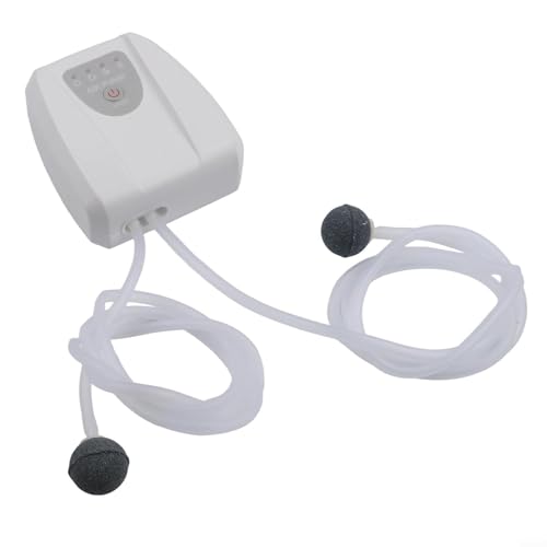 Jotekonoby Oxygénateur solaire 2600 mAh 3 W pour étangs à poissons extérieurs - Rechargeable par USB, fonctionnement silencieux, oxygénateur d'aquarium à...