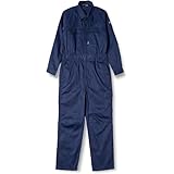 [ビッグ フィールド] つなぎ 作業服 ダブルスライダーT/C長袖つなぎ服 6709ネイビーLL