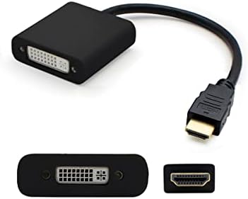 5PK HDMI 1.3 Male to DVI-D Dual Link (24+1 pin) Female Black Adapters for Resolution Up to 2560x1600 (WQXGA)