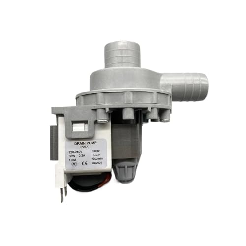 220 V, 30 W, 0,2 A, 20 l/min, universelle Ablaufpumpe, Wasserpumpe for Eismaschinen, Backofen, Geschirrspüler, Zubehör, 30 mm, 24 mm, Modell P25-1