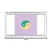Yin-Yang Taichi China Pattern Business Card Holder Case Pocket Box Wallet