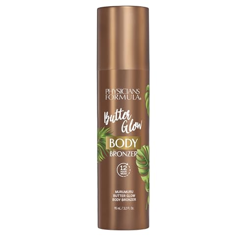 Physicians Formula Butter Glow Body Bronzer – Instant-Tan Body Make-up, 12 Uur Houdbaarheid, Waterdichte en Veegvaste Formule met Amazoneboters die de Huid Verzachten en Hydrateren, Light/Medium - Afbeelding 5