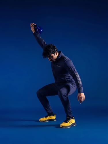 Image of hummel Promo Men's All weather Regular Fit Track Suit with Zipper and Pockets Comfortable Breathable Stretchable Soft Fabric For Everyday Use Ideal for Gym Training or Running Loungwear