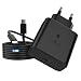 Produktbild 45W USB C Ladegerät - Schnellladekabel und Schnellladegerät für Samsung Galaxy S25 S24 S23 S22 S21 S20 fe S10 S9 A56 A55 A54 A53 A52 A51 A50 A36 A35 A34 A33 A23, 1.8M Type C Ladekabel und Netzteile